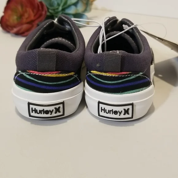 Hurley Toddler Sneakers Colorful Stripes Various Sizes - Picture 7 of 10